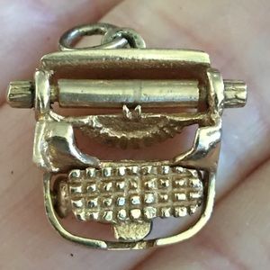 VINTAGE 14K TYPEWRITER CHARM